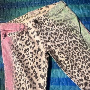 Curret Elliot Leopard Print Women's Jeans